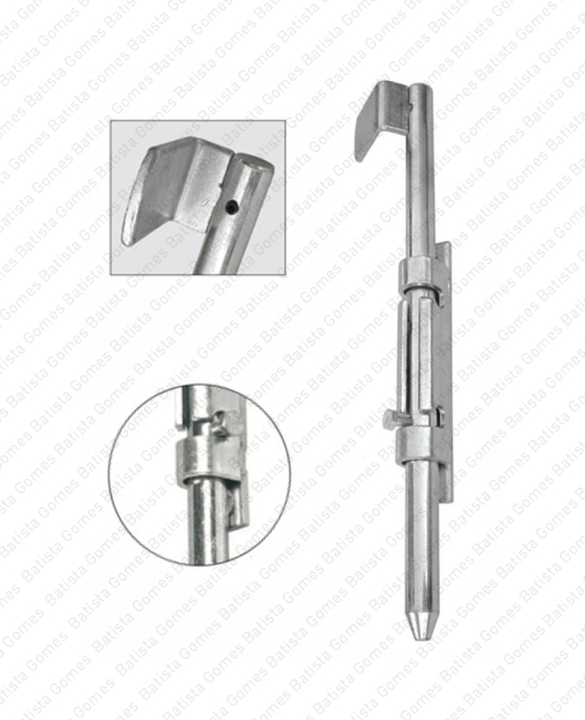 Fecho serralheiro com var�o �16mm (soldar ou aparafusar) - A�O